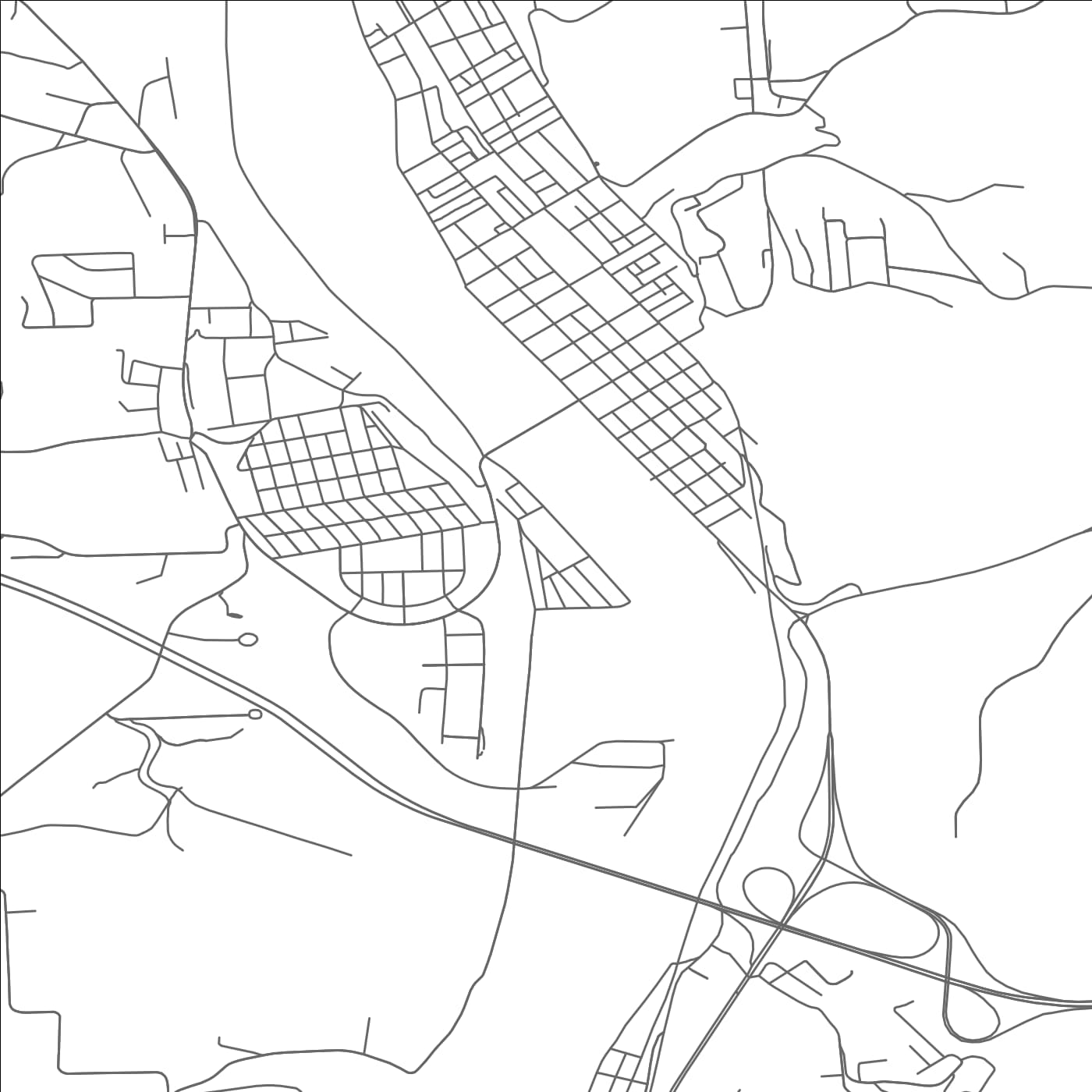 ROAD MAP OF APPLEWOLD, PENNSYLVANIA BY MAPBAKES