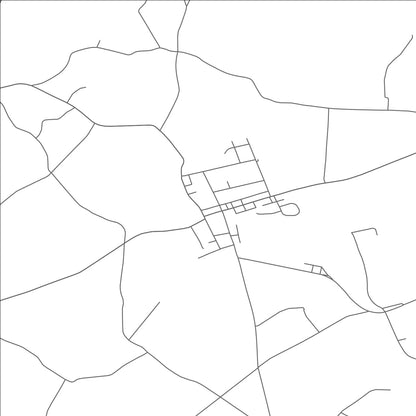 ROAD MAP OF ARENDTSVILLE, PENNSYLVANIA BY MAPBAKES