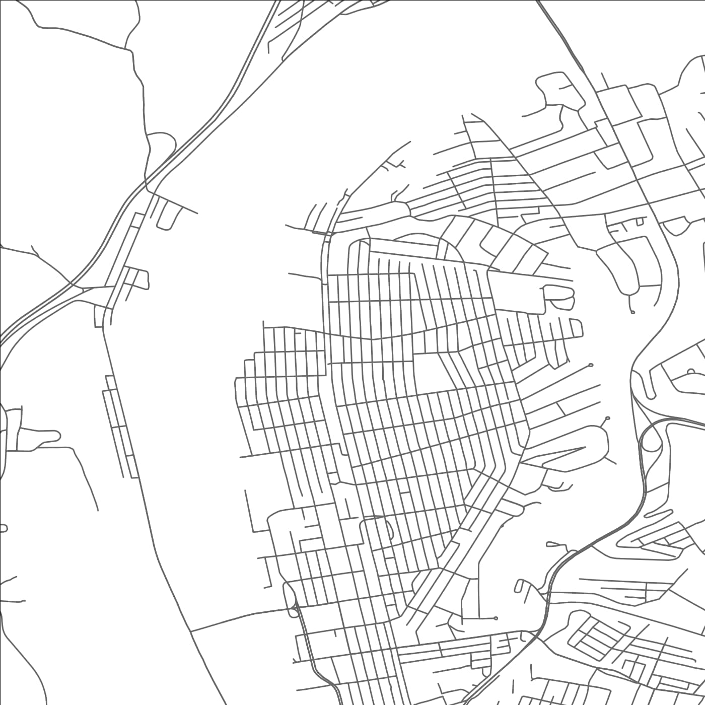 ROAD MAP OF ARNOLD, PENNSYLVANIA BY MAPBAKES