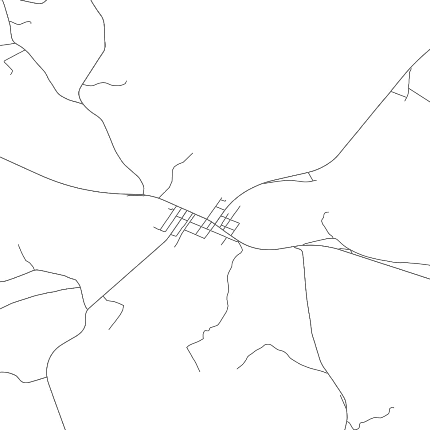 ROAD MAP OF ASHVILLE, PENNSYLVANIA BY MAPBAKES