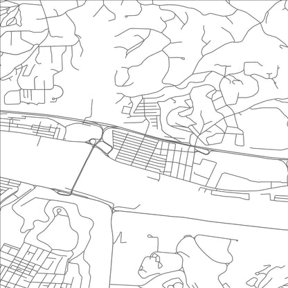 ROAD MAP OF ASPINWALL, PENNSYLVANIA BY MAPBAKES