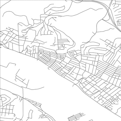 ROAD MAP OF AVALON, PENNSYLVANIA BY MAPBAKES