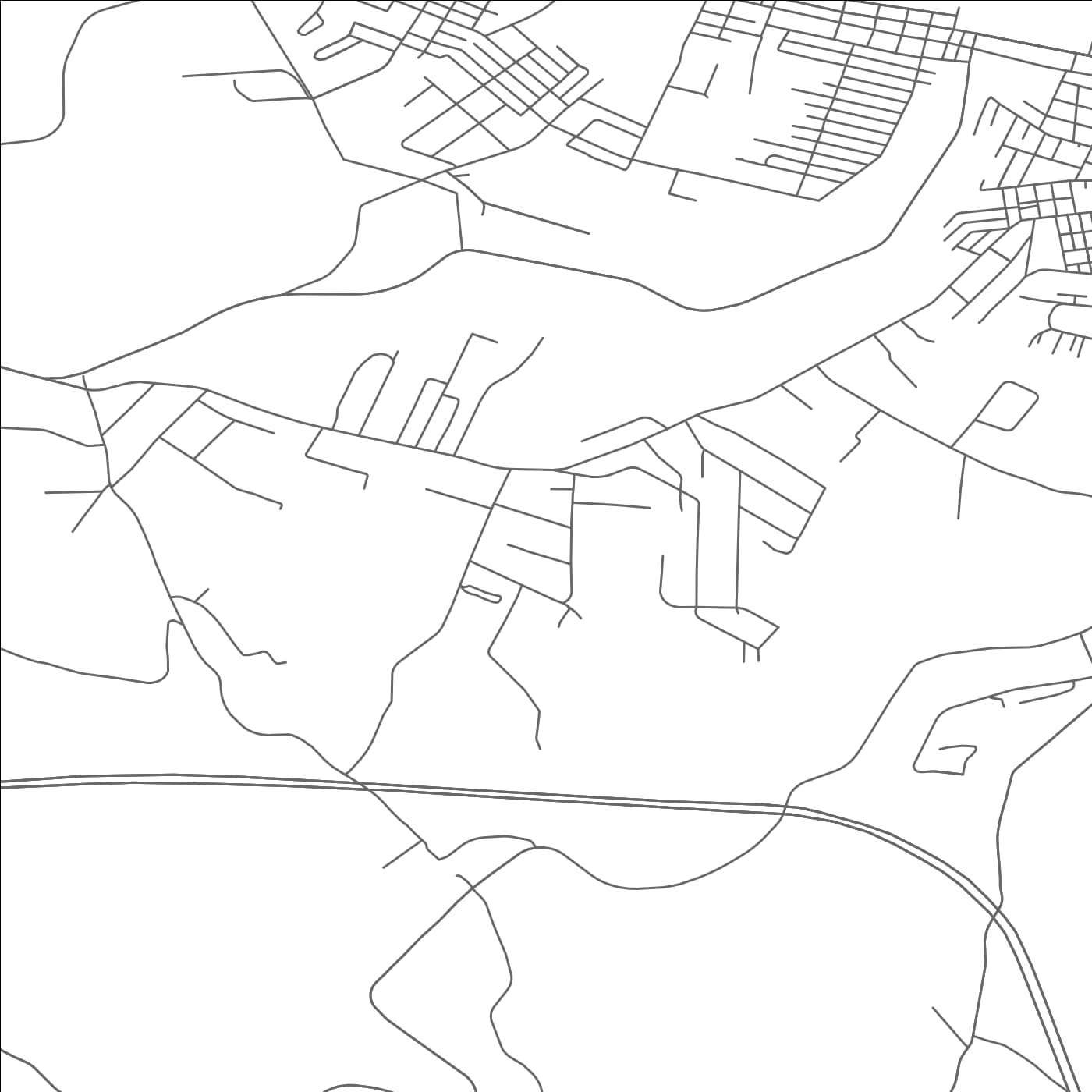 ROAD MAP OF BAIDLAND, PENNSYLVANIA BY MAPBAKES