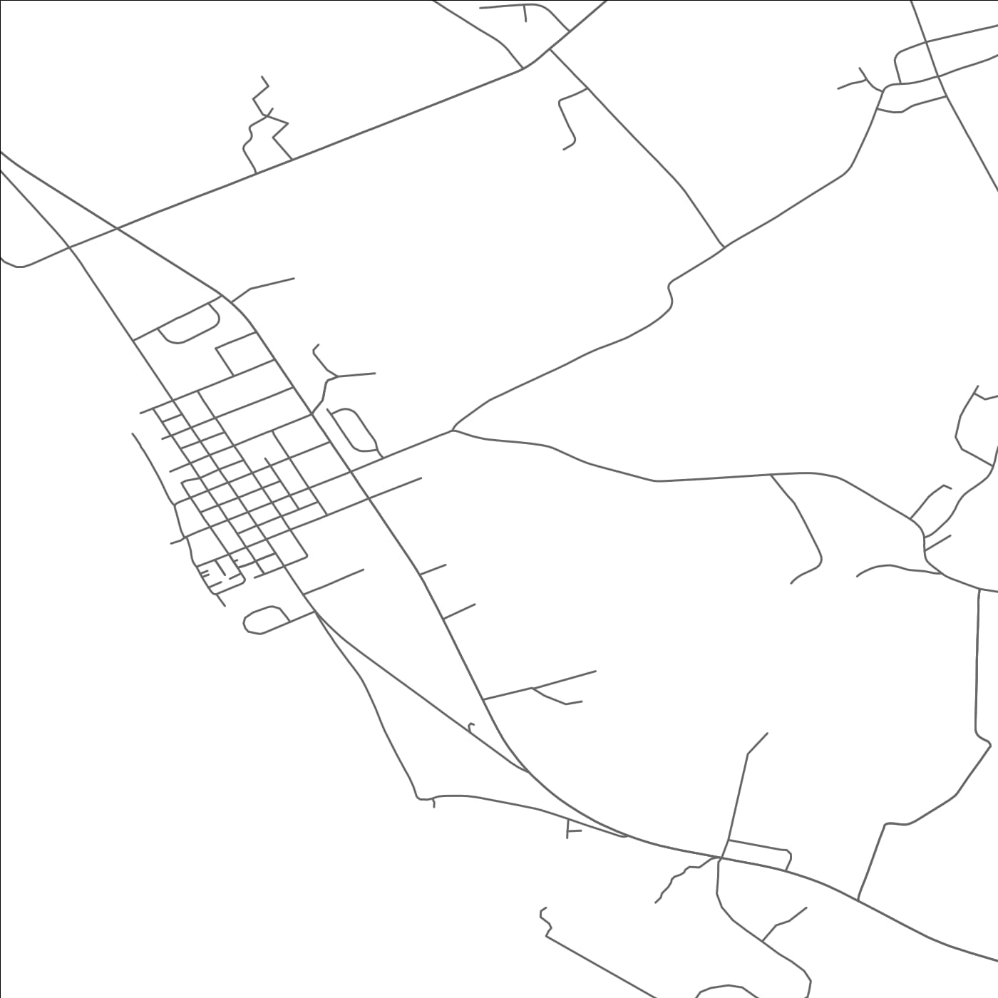 ROAD MAP OF BAINBRIDGE, PENNSYLVANIA BY MAPBAKES