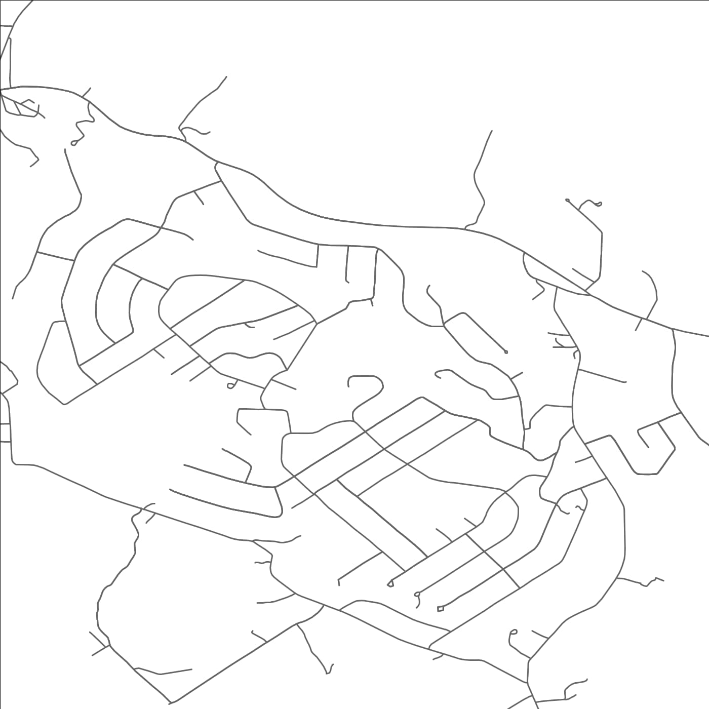 ROAD MAP OF BEAR ROCKS, PENNSYLVANIA BY MAPBAKES