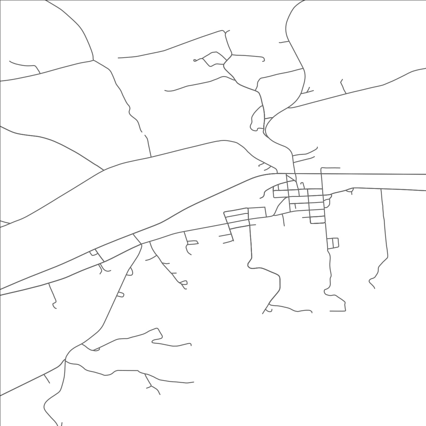 ROAD MAP OF BEAVER SPRINGS, PENNSYLVANIA BY MAPBAKES