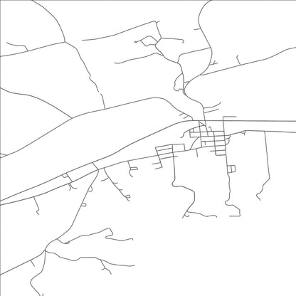 ROAD MAP OF BEAVER SPRINGS, PENNSYLVANIA BY MAPBAKES