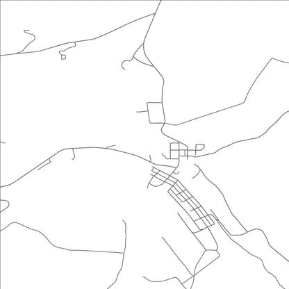 ROAD MAP OF BEAVERDALE, PENNSYLVANIA BY MAPBAKES