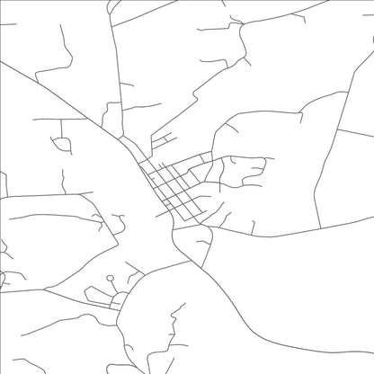 ROAD MAP OF BERNVILLE, PENNSYLVANIA BY MAPBAKES