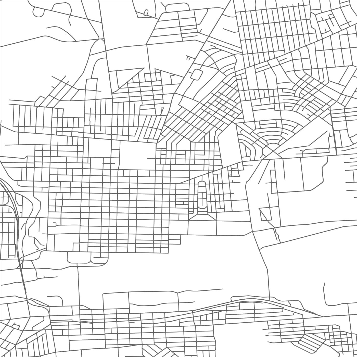 ROAD MAP OF BETHLEHEM, PENNSYLVANIA BY MAPBAKES