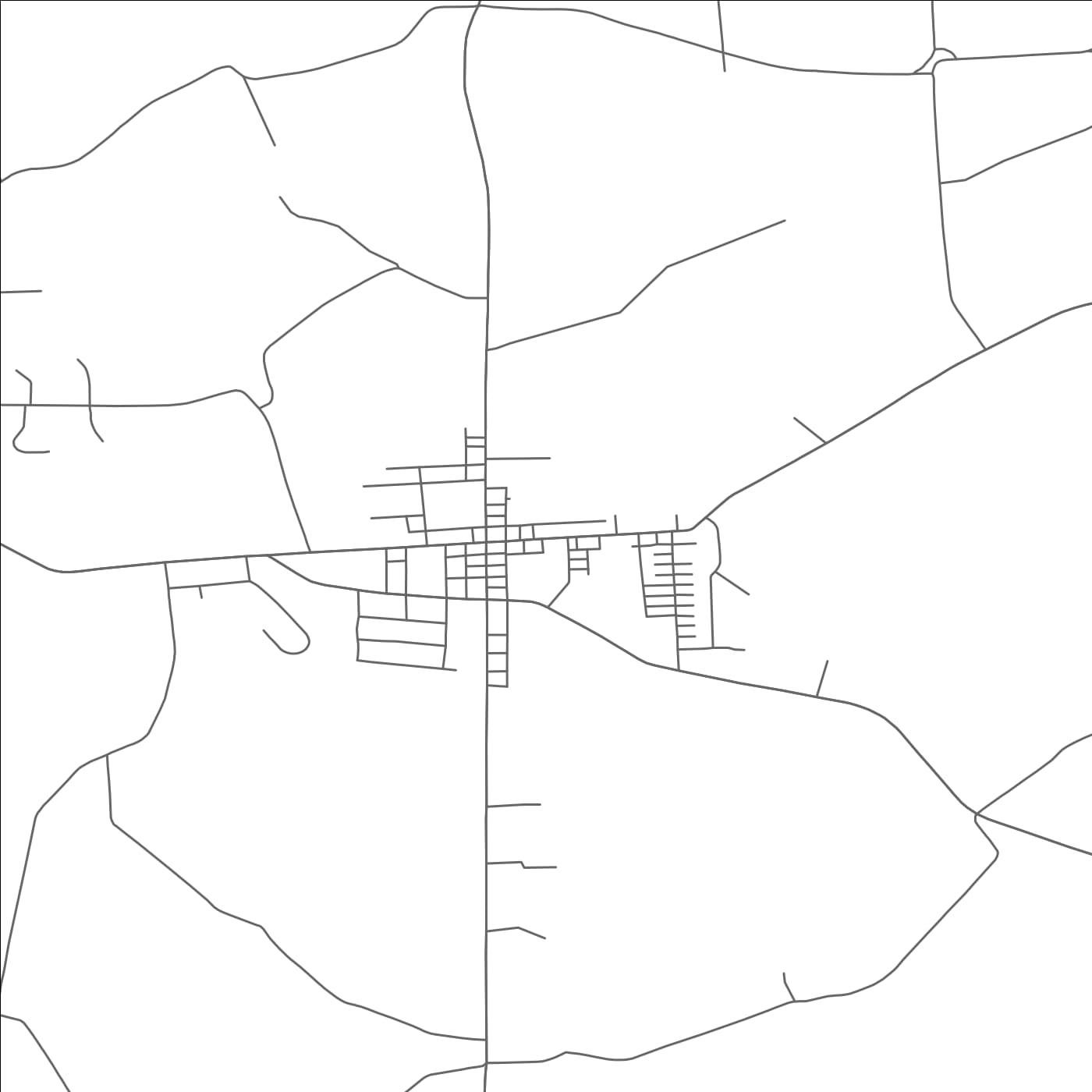 ROAD MAP OF BIGLERVILLE, PENNSYLVANIA BY MAPBAKES