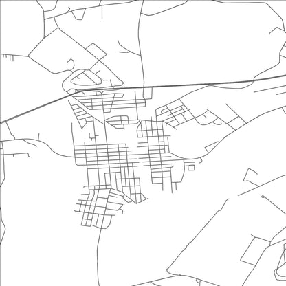 ROAD MAP OF BLAIRSVILLE, PENNSYLVANIA BY MAPBAKES