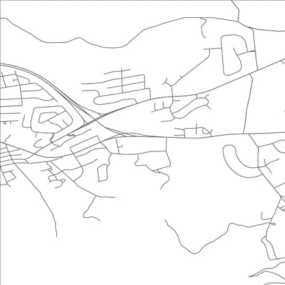 ROAD MAP OF BOALSBURG, PENNSYLVANIA BY MAPBAKES