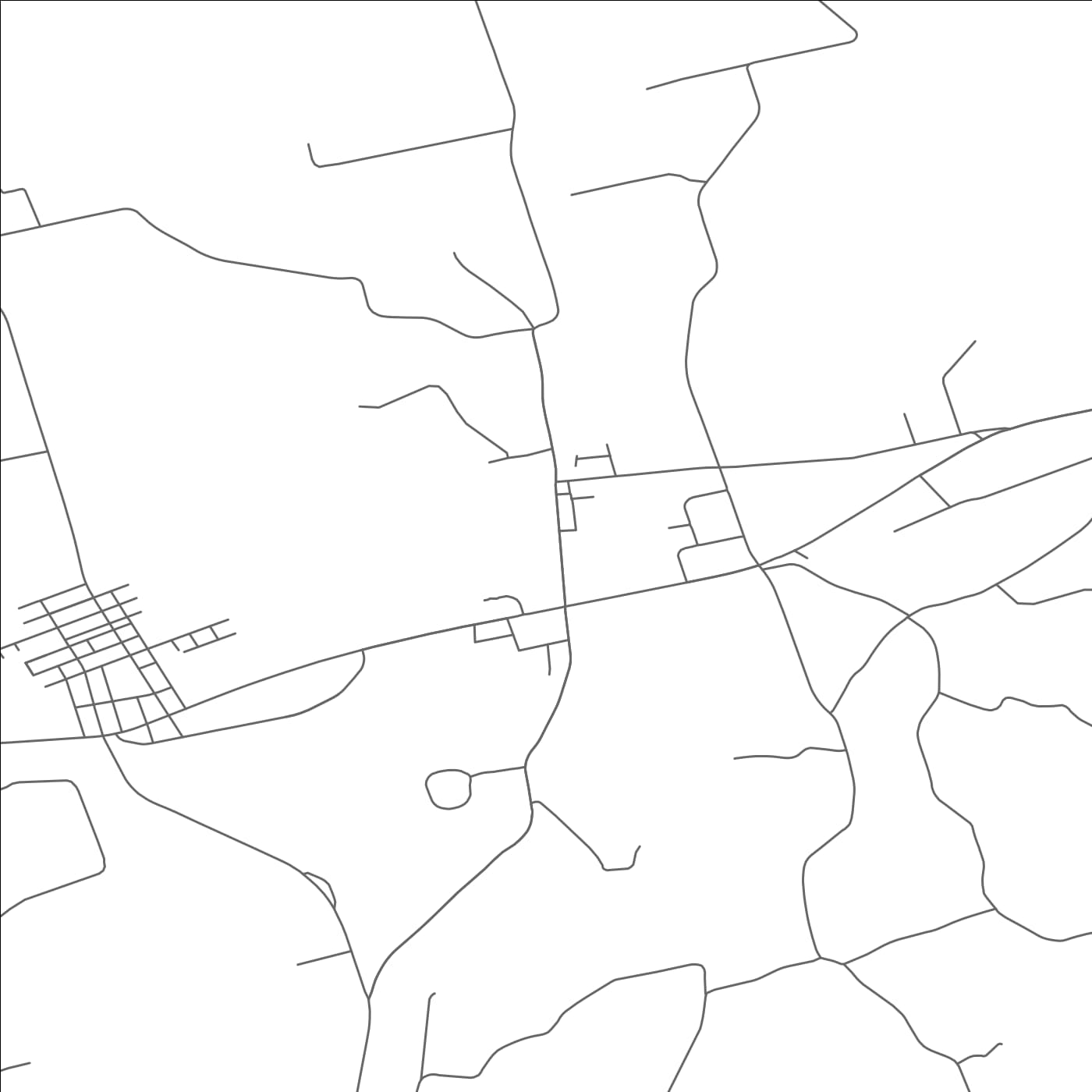 ROAD MAP OF BOWERS, PENNSYLVANIA BY MAPBAKES