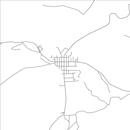 ROAD MAP OF BROAD TOP CITY, PENNSYLVANIA BY MAPBAKES