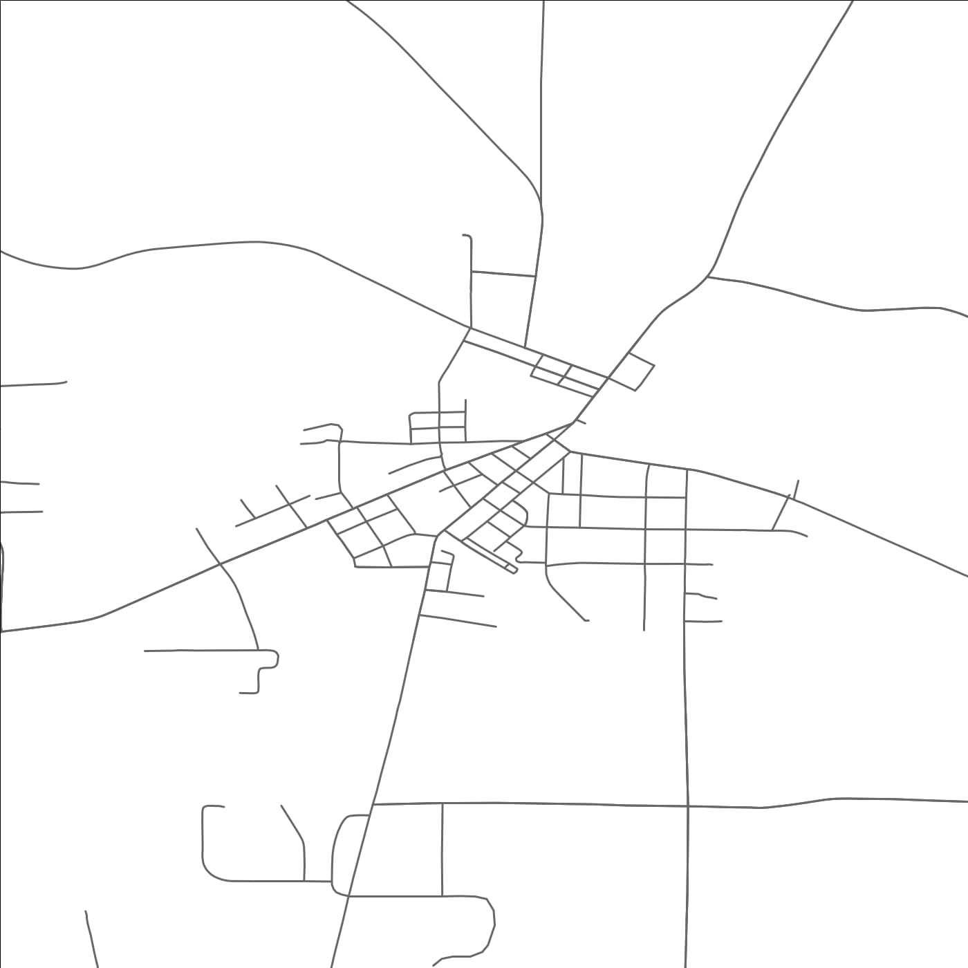 ROAD MAP OF CAMBRIDGE SPRINGS, PENNSYLVANIA BY MAPBAKES