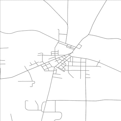 ROAD MAP OF CAMBRIDGE SPRINGS, PENNSYLVANIA BY MAPBAKES