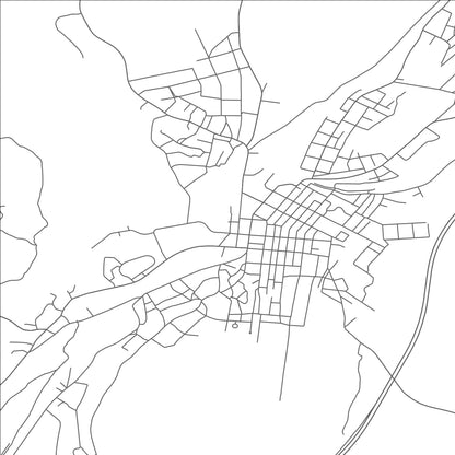 ROAD MAP OF CARBONDALE, PENNSYLVANIA BY MAPBAKES