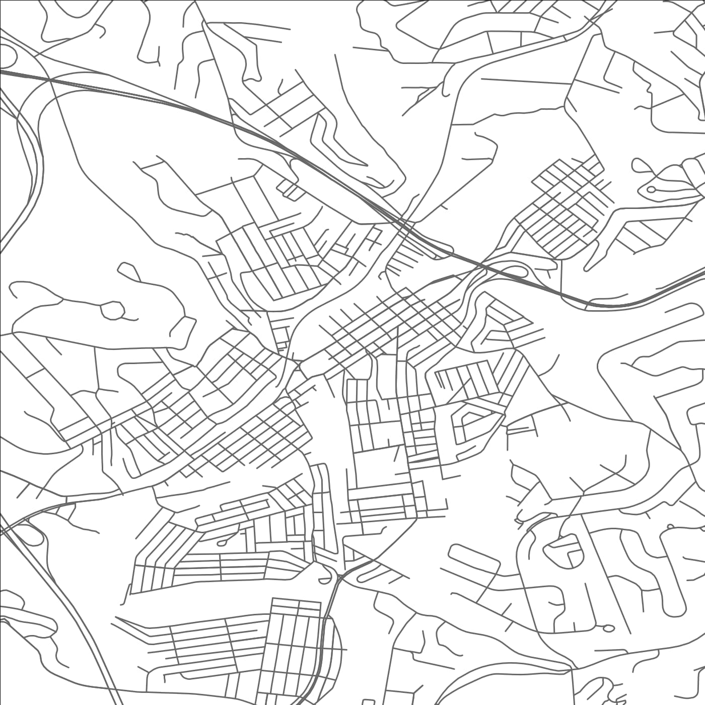 ROAD MAP OF CARNEGIE, PENNSYLVANIA BY MAPBAKES