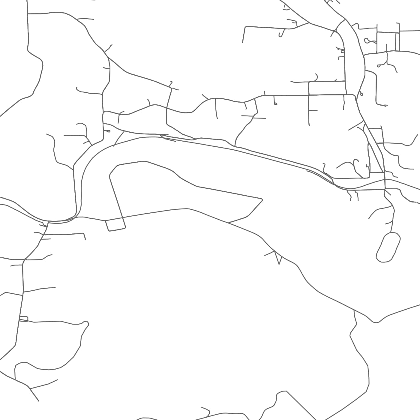 ROAD MAP OF CASANOVA, PENNSYLVANIA BY MAPBAKES