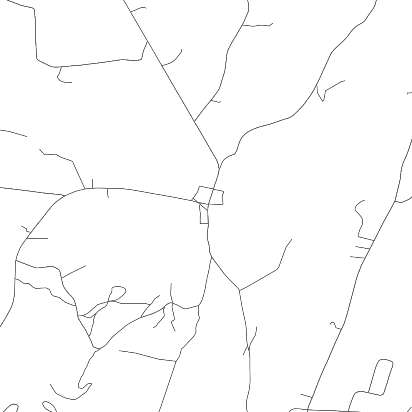 ROAD MAP OF CASSVILLE, PENNSYLVANIA BY MAPBAKES