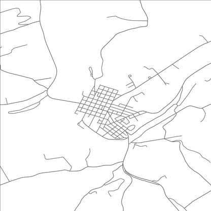 ROAD MAP OF CATAWISSA, PENNSYLVANIA BY MAPBAKES