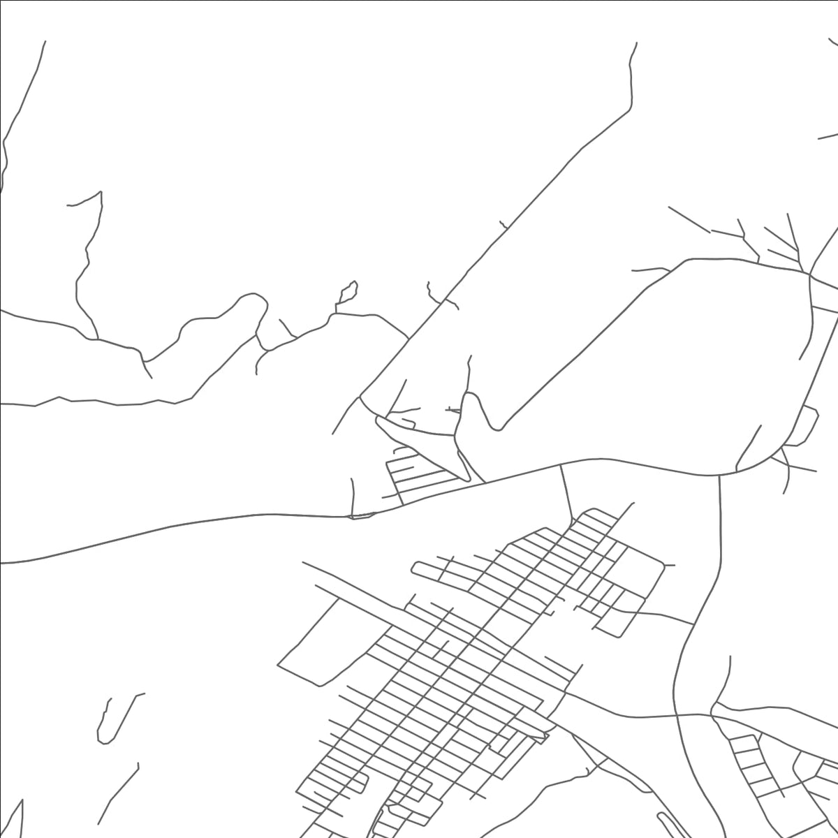 ROAD MAP OF CEDAR CREST, PENNSYLVANIA BY MAPBAKES