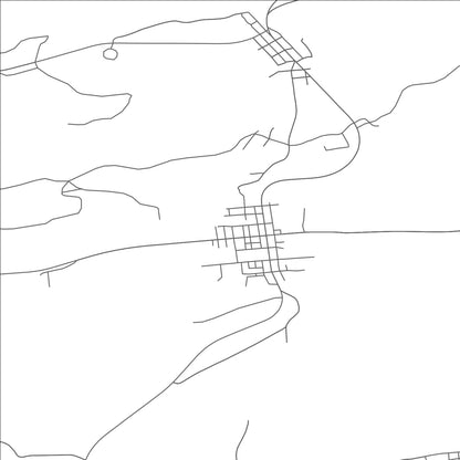 ROAD MAP OF CENTRALIA, PENNSYLVANIA BY MAPBAKES