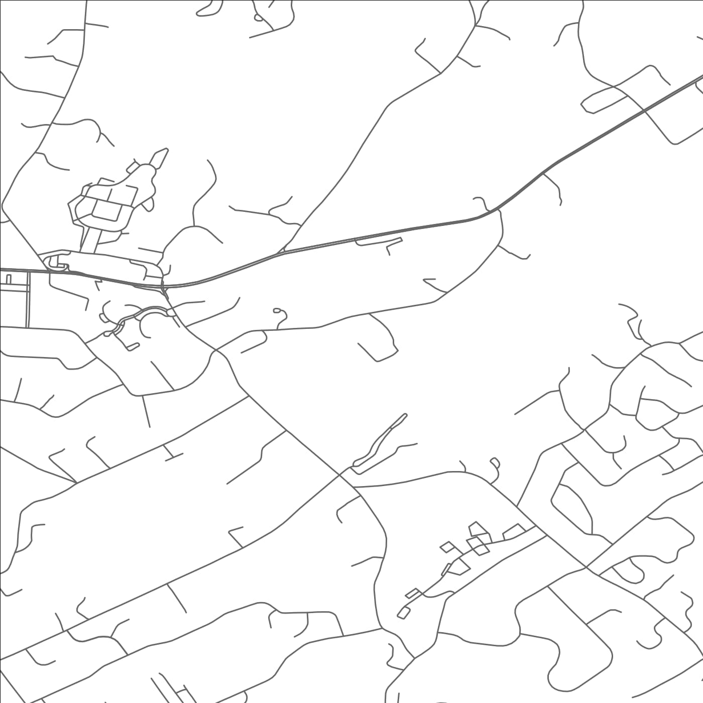 ROAD MAP OF CHESTER HEIGHTS, PENNSYLVANIA BY MAPBAKES