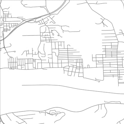 ROAD MAP OF CHESWICK, PENNSYLVANIA BY MAPBAKES