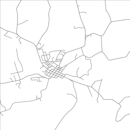 ROAD MAP OF CHICORA, PENNSYLVANIA BY MAPBAKES