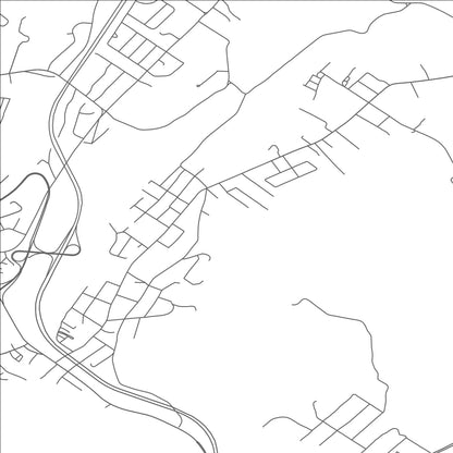 ROAD MAP OF CHINCHILLA, PENNSYLVANIA BY MAPBAKES