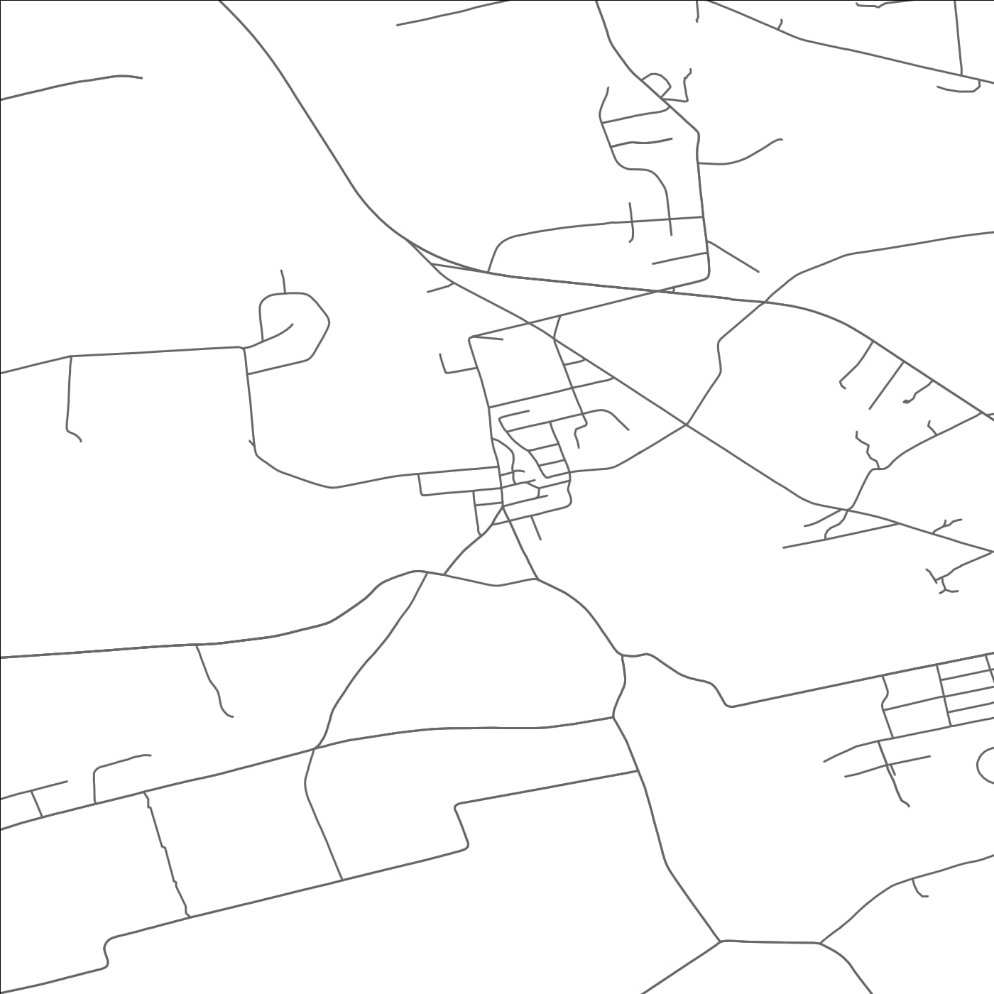 ROAD MAP OF CHRISTIANA, PENNSYLVANIA BY MAPBAKES