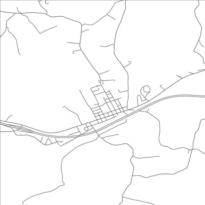 ROAD MAP OF CLAYSVILLE, PENNSYLVANIA BY MAPBAKES