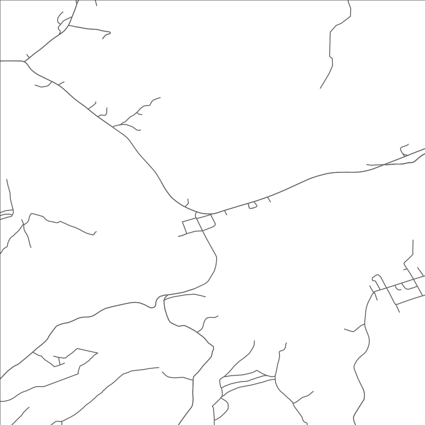 ROAD MAP OF COALMONT, PENNSYLVANIA BY MAPBAKES