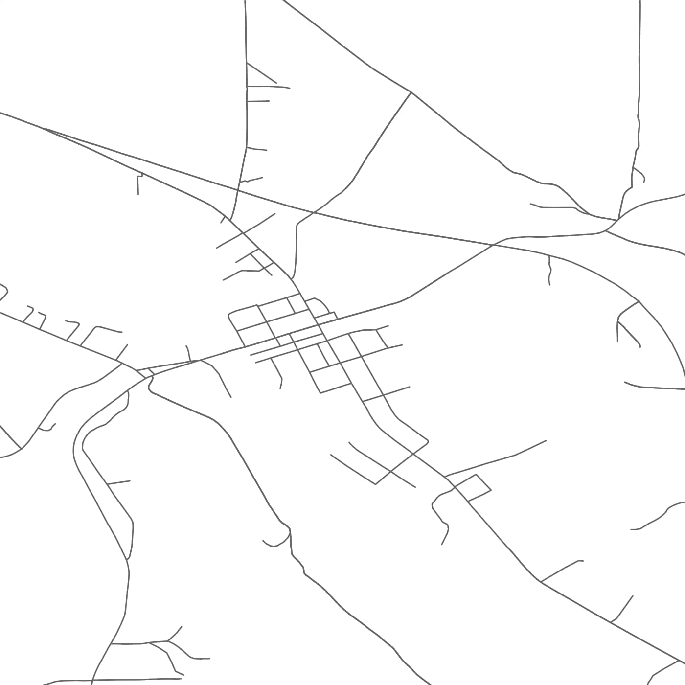 ROAD MAP OF COCHRANTON, PENNSYLVANIA BY MAPBAKES