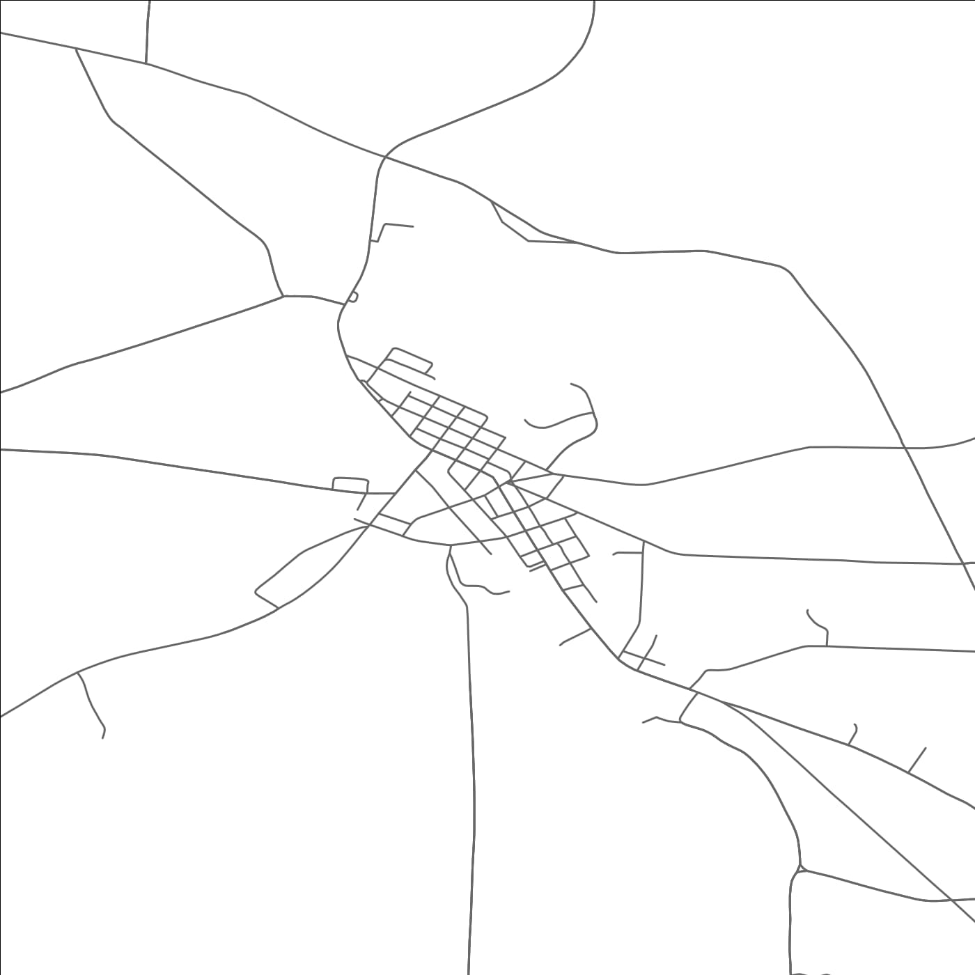 ROAD MAP OF CONNEAUTVILLE, PENNSYLVANIA BY MAPBAKES