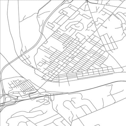 ROAD MAP OF CONSHOHOCKEN, PENNSYLVANIA BY MAPBAKES