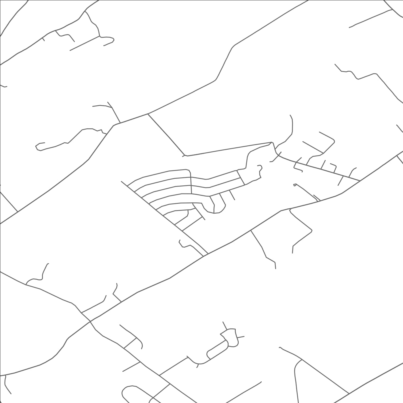 ROAD MAP OF CONTINENTAL COURTS, PENNSYLVANIA BY MAPBAKES