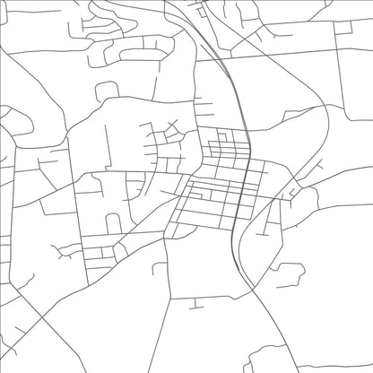 ROAD MAP OF COOPERSBURG, PENNSYLVANIA BY MAPBAKES