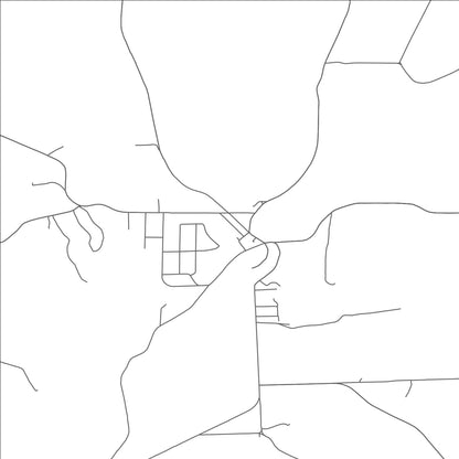 ROAD MAP OF COOPERSTOWN, PENNSYLVANIA BY MAPBAKES