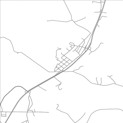 ROAD MAP OF CORAL, PENNSYLVANIA BY MAPBAKES