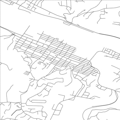 ROAD MAP OF CORAOPOLIS, PENNSYLVANIA BY MAPBAKES