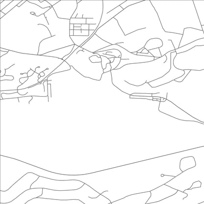 ROAD MAP OF CORNWALL, PENNSYLVANIA BY MAPBAKES