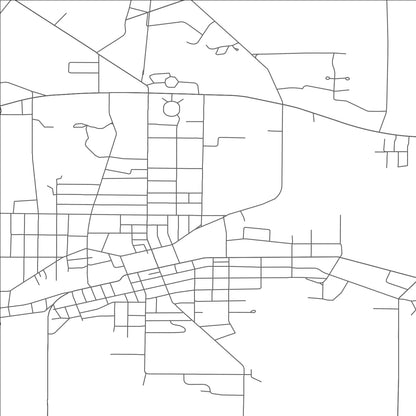 ROAD MAP OF CORRY, PENNSYLVANIA BY MAPBAKES