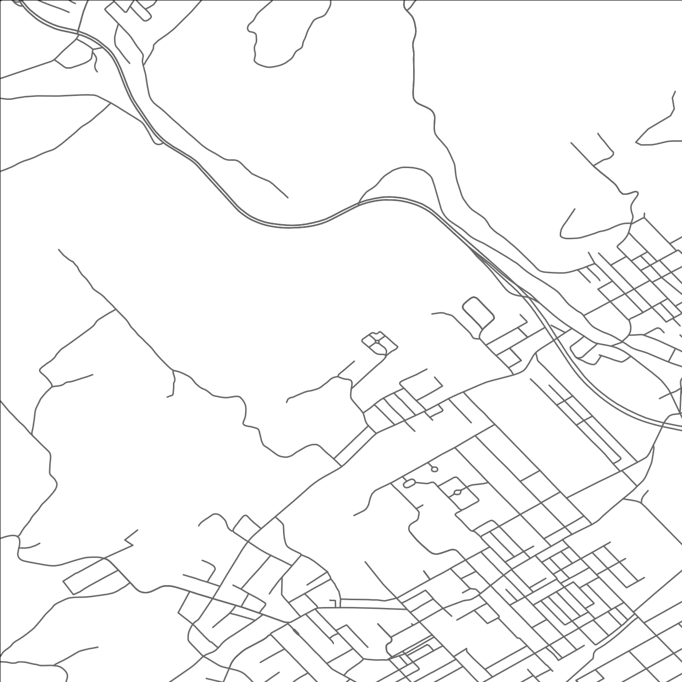 ROAD MAP OF COURTDALE, PENNSYLVANIA BY MAPBAKES