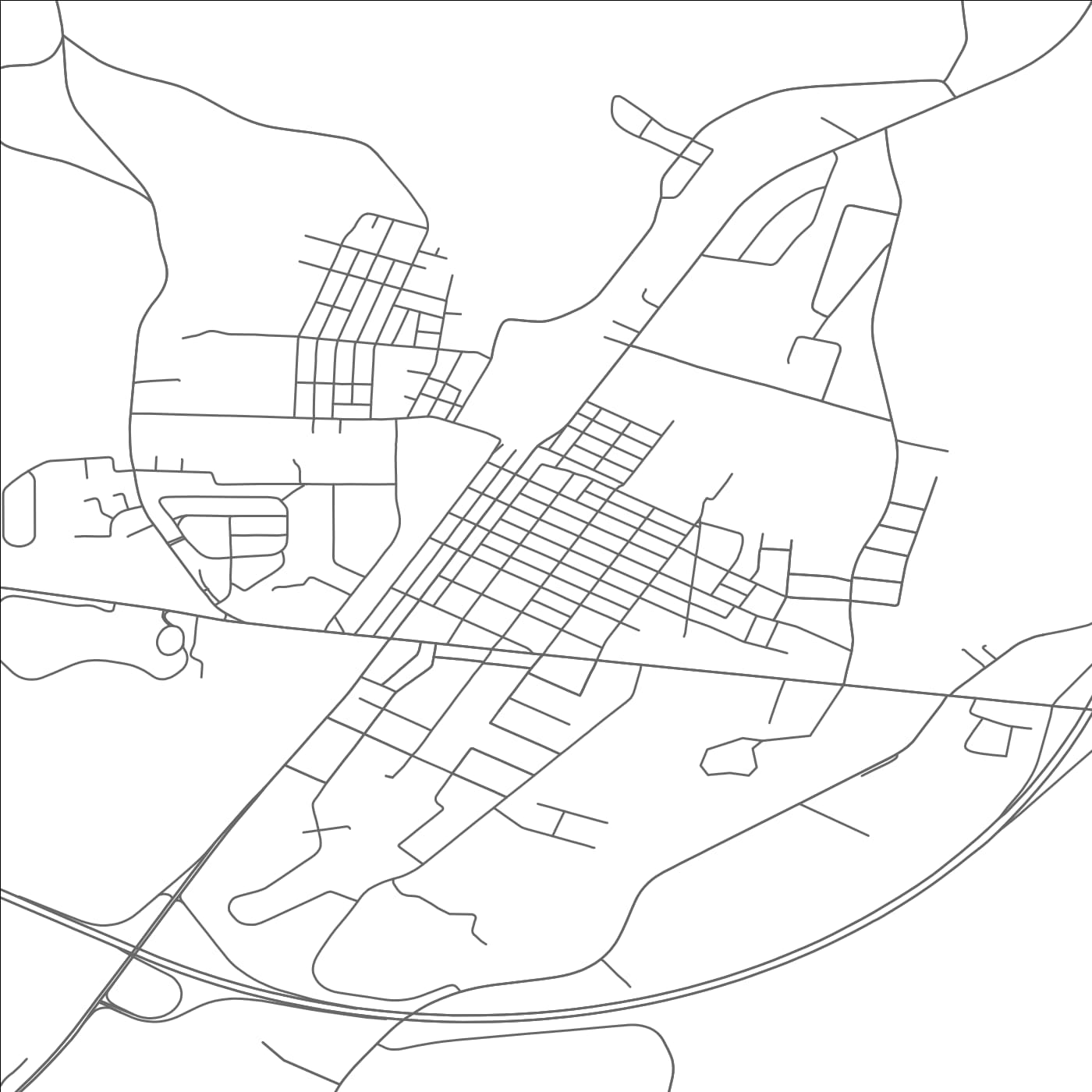 ROAD MAP OF CRESSON, PENNSYLVANIA BY MAPBAKES