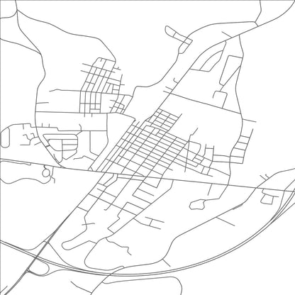 ROAD MAP OF CRESSON, PENNSYLVANIA BY MAPBAKES