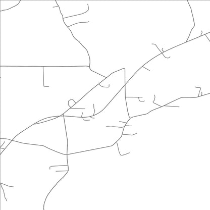 ROAD MAP OF CROWN, PENNSYLVANIA BY MAPBAKES