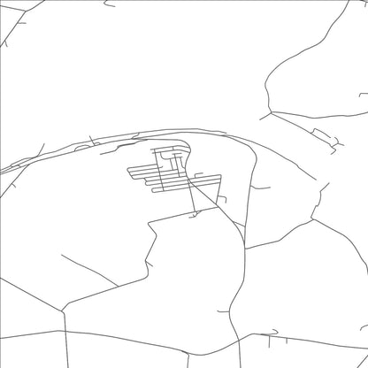 ROAD MAP OF CRUCIBLE, PENNSYLVANIA BY MAPBAKES